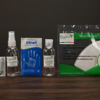 Kit sanitizante Essence Eco Travel Kit sanitizante